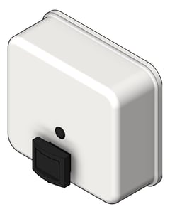 3D Shaded Image of SoapDispenser SurfaceMount ASIJDMacDonald Profile