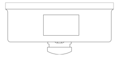 Plan Image of SoapDispenser SurfaceMount ASIJDMacDonald SS Horizontal