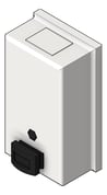 3D Shaded Image of SoapDispenser SurfaceMount ASIJDMacDonald SS Vertical