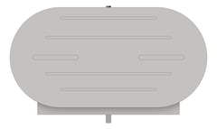 Front Image of ToiletRollHolder SurfaceMount ASIJDMacDonald Jumbo Twin