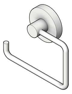 3D Shaded Image of ToiletRollHolder SurfaceMount ASIJDMacDonald Lilla