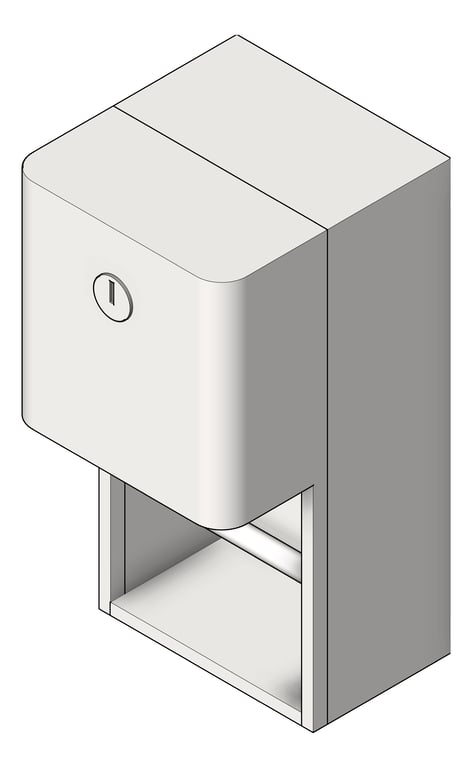 Navigate to ToiletRollHolder SurfaceMount ASIJDMacDonald Roval HideARoll Twin