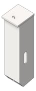 3D Shaded Image of ToiletRollHolder SurfaceMount ASIJDMacDonald Triple