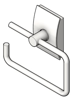 3D Shaded Image of ToiletRollHolder SurfaceMount ASIJDMacDonald Zugo