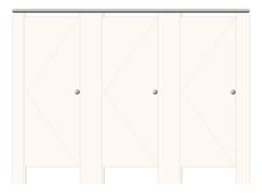 Front Image of CubicleArray FloorMounted ASIJDMacDonald Tranquility TallerDoor