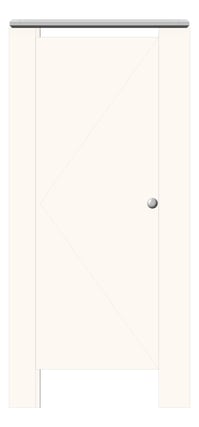 Front Image of Cubicle FloorMounted ASIJDMacDonald Tranquility TallerDoor