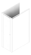 3D Documentation Image of Cubicle FloorToCeilingMounted ASIJDMacDonald Tranquility FullPrivacy