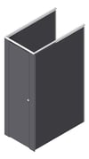 3D Shaded Image of Cubicle FloorToCeilingMounted ASIJDMacDonald Tranquility FullPrivacy