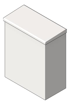 3D Shaded Image of SanitaryNapkinDisposal SurfaceMount ASIJDMacDonald