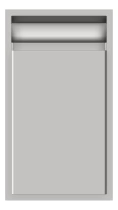 Front Image of WasteBin SurfaceMount ASIJDMacDonald Traditional 46L