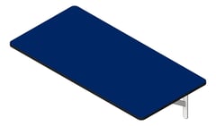 3D Shaded Image of Bench WallMount ASI Phenolic