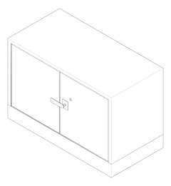3D Documentation Image of Cabinet Metal ASI Economical