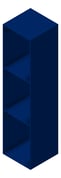 3D Shaded Image of CubbyLocker Phenolic ASI TripleTier