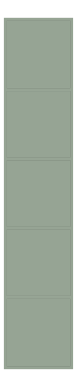 Front Image of CubbyLocker Plastic ASI FiveTier