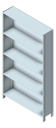 3D Shaded Image of Shelving Closed ASI PerformancePlus