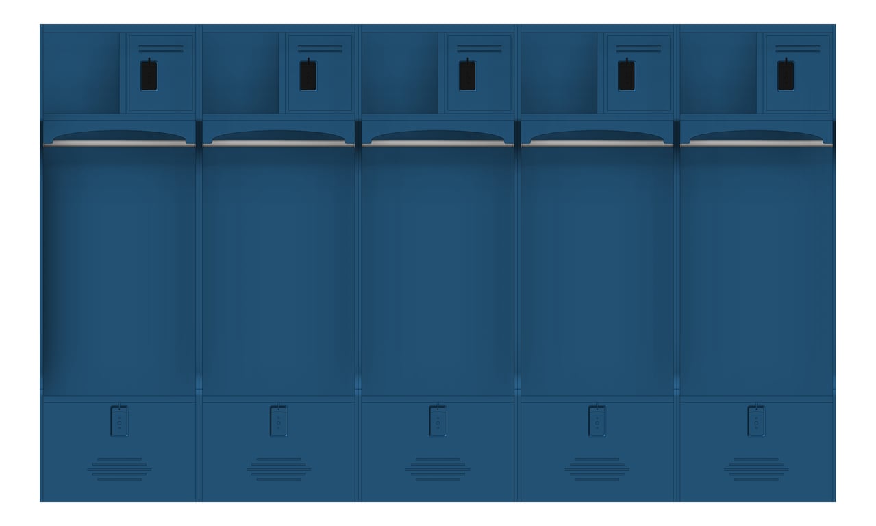 Front Image of LockerArray Plastic ASI Pro HDPE