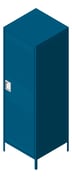 3D Shaded Image of Locker Metal ASI Competitor SingleTier