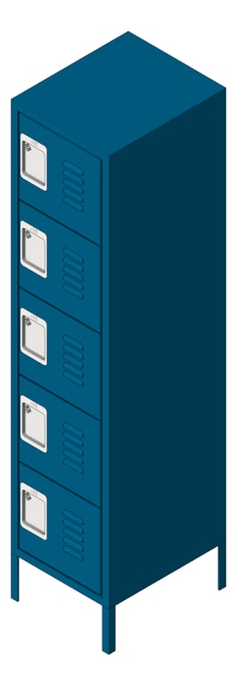 Navigate to Locker Metal ASI Traditional FiveTier