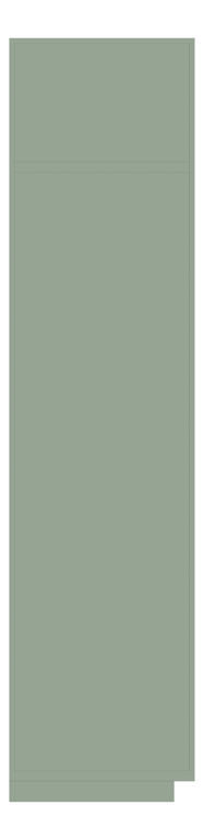Left Image of Locker Plastic ASI Traditional SingleTier