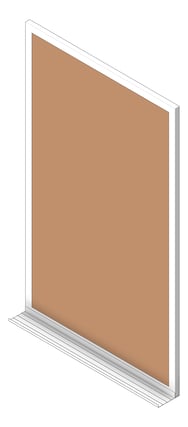 3D Shaded Image of Board Bulletin ASI Forbo 9300