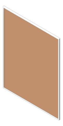 3D Shaded Image of Board Bulletin ASI Forbo 9800