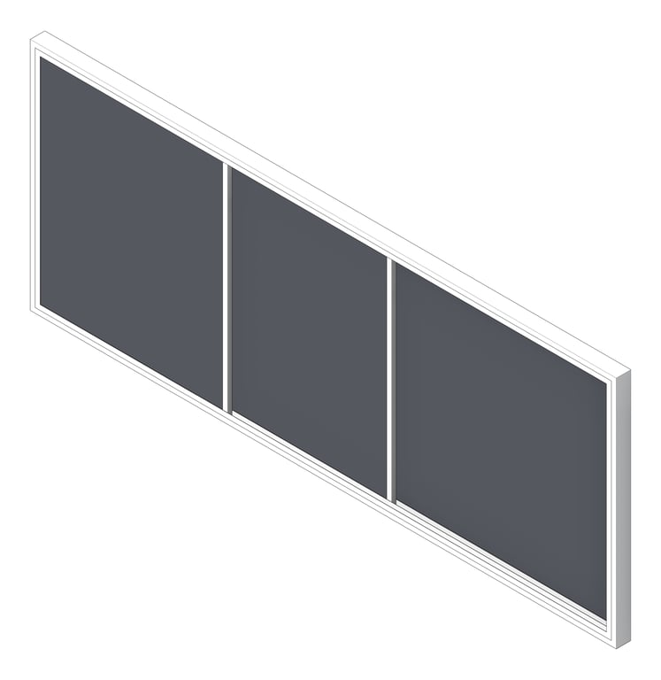 Image of Board Bulletin ASI HorizontalSliders Forbo Double
