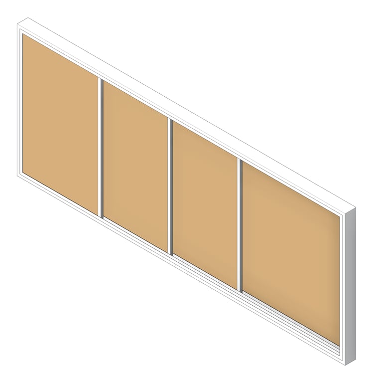 Board Bulletin ASI HorizontalSliders NaturalCork Triple