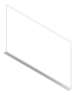 3D Documentation Image of Board Bulletin ASI NaturalCork 9800