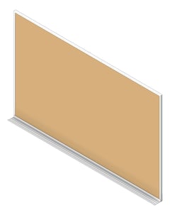 3D Shaded Image of Board Bulletin ASI NaturalCork 9800