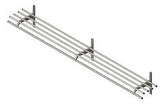 3D Shaded Image of CoatRack SurfaceMount ASI StudentLine