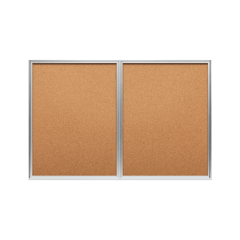 ASI-VisualDisplayProducts_HingedDoor-BulletinDirectory.png Image of Cabinet WallMount ASI BulletinDirectory HingedDoor