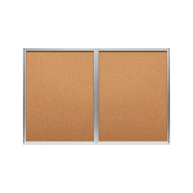 ASI-VisualDisplayProducts_HingedDoor-BulletinDirectory.png Image of Cabinet WallMount ASI BulletinDirectory HingedDoor