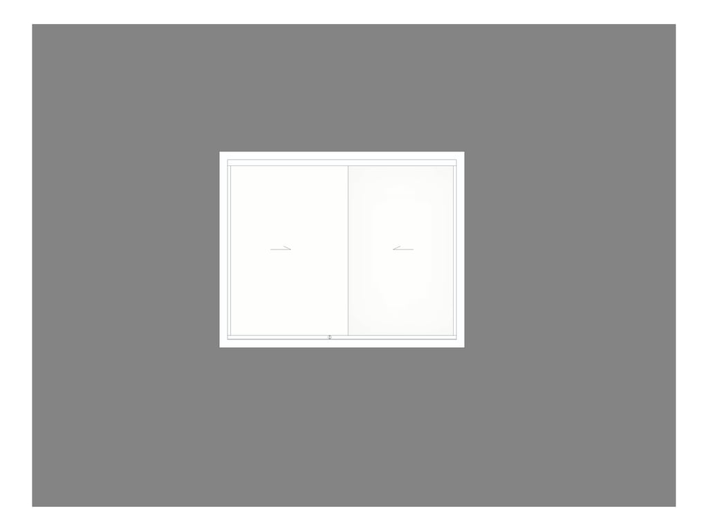 Front Image of Cabinet Recessed ASI DisplayCase SlidingGlass