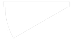 Plan Image of Cabinet WallMount ASI BulletinDirectory HingedDoor