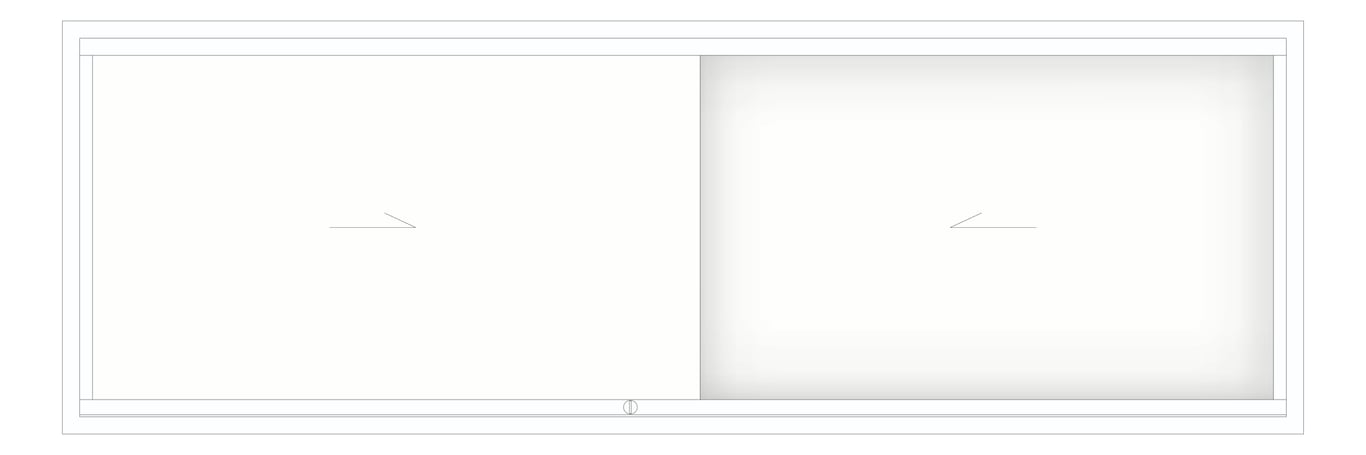 Front Image of Cabinet WallMount ASI BulletinDirectory SlidingGlass