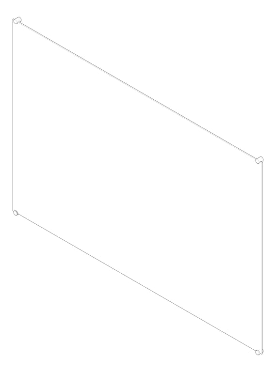 3D Documentation Image of Board Marker ASI Frameless Glass