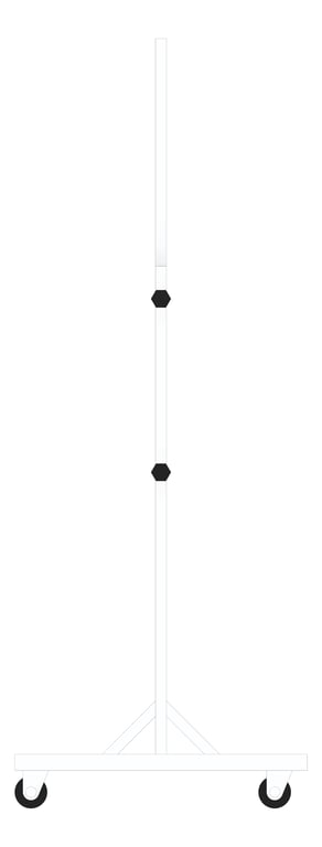 Left Image of Board Marker ASI MobileUnit Reversible Porcelain