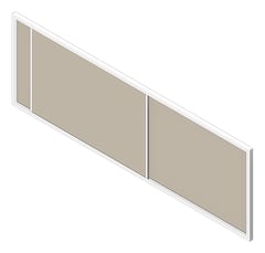 3D Shaded Image of Board Tack ASI HorizontalSliders VinylTac Single