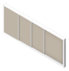 3D Shaded Image of Board Tack ASI HorizontalSliders VinylTac Triple