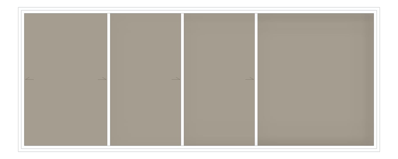 Front Image of Board Tack ASI HorizontalSliders VinylTac Triple