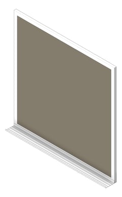 3D Shaded Image of Board Tack ASI VinylTac Square 9300