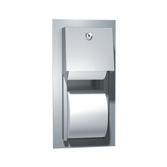 0031__ASI-RecessedDualRollToiletTissueDispenser@2x.png Image of ToiletTissueDispenser Recessed ASI Single HideARoll