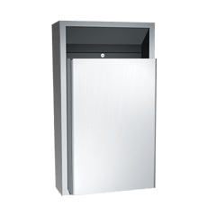 0458-9.png Image of WasteReceptacle SurfaceMount ASI Traditional 12Gal