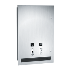 0468_ASI-RecessedSanitaryNapkin-TamponVendor@2x.png Image of SanitaryDispenser Recessed ASI HighCapacity