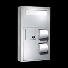 0483.jpg Image of ToiletTissueDispenser SurfaceMount ASI ToiletSeatCover SanitaryDisposal