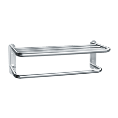 7311_ASI-TowelShelfWithTowelBar@2x.png Image of TowelShelf SurfaceMount ASI DryingRod