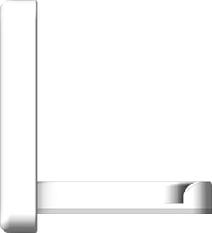 Left Image of BabyChangeStation SurfaceMount ASI Horizontal PlasticStainlessSteel