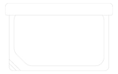 Plan Image of BabyChangeStation SurfaceMount ASI Horizontal Plastic