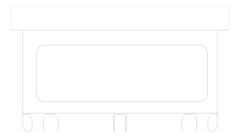 Plan Image of BabyChangeStation SurfaceMount ASI Roval Horizontal StainlessSteel HeavyDuty