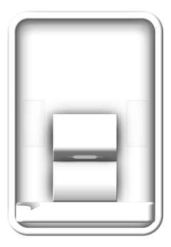 Front Image of BabyChangeStation SurfaceMount ASI Vertical Plastic